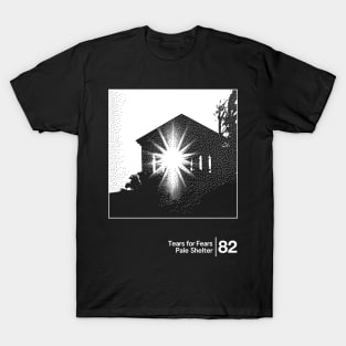 Tears For Fears - Pale Shelter / Minimalist Graphic Artwork T-Shirt